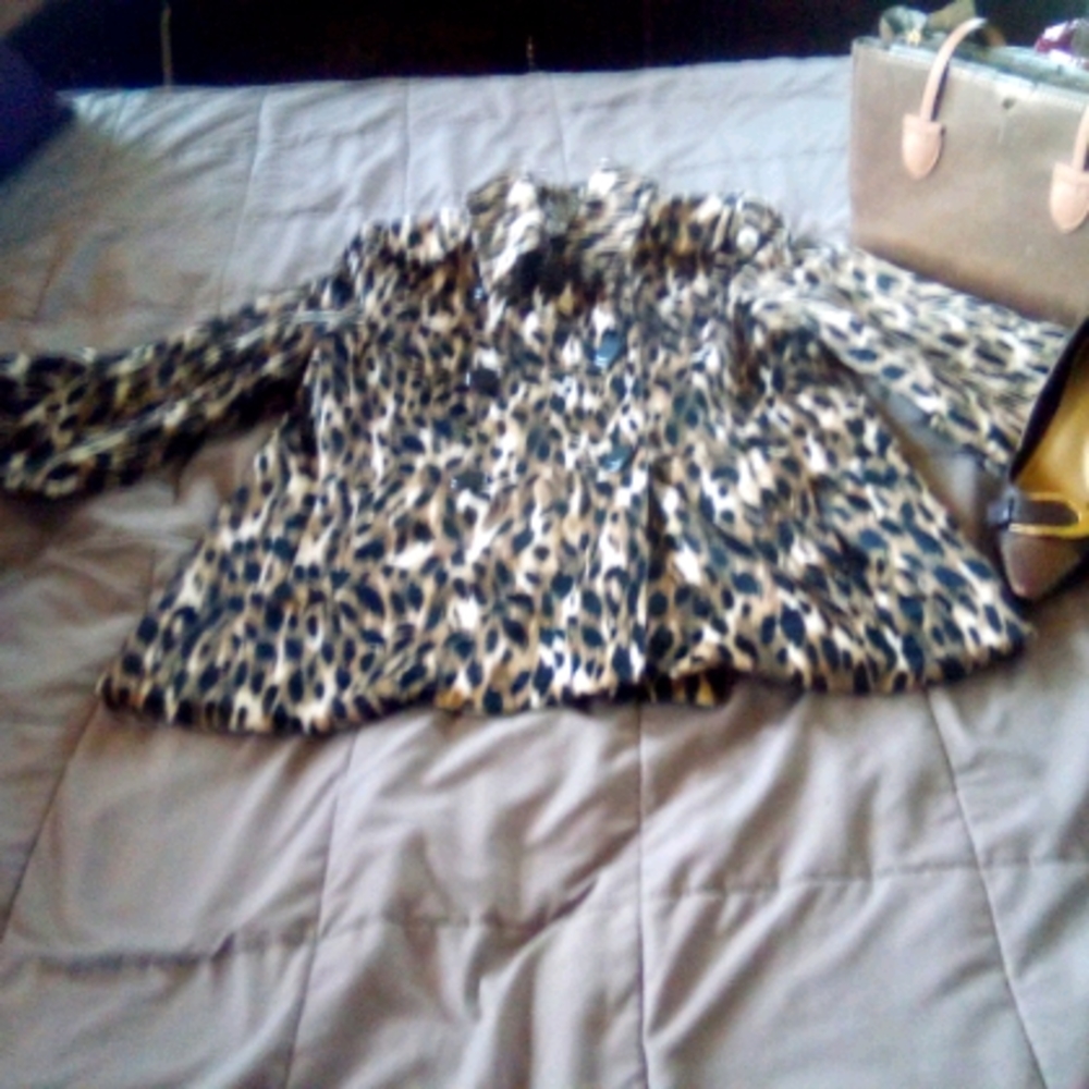 Animal print jacket